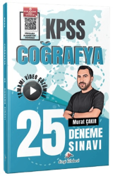 2026 KPSS Coğrafya Tamamı Video Çözümlü 25 Deneme Sınavı - Dizgi Kitap