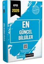 2026 KPSS En Güncel Bilgiler - Pegem Akademi Yayıncılık