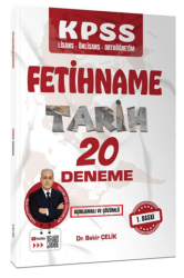 2026 KPSS Fetihname Tarih 20 Deneme Sınavı - Bekir Çelik