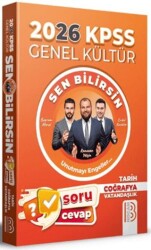 2026 KPSS Genel Kültür Sen Bilirsin Tarih-Coğrafya-Vatandaşlık Soru Cevap Kitabı - Benim Hocam Yayınları