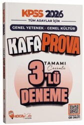 2026 KPSS Genel Yetenek Genel Kültür Kafa Prova 3 Deneme - Hoca Kafası Yayınları