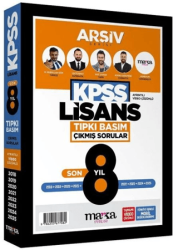 2026 KPSS Genel Yetenek Genel Kültür Lisans Çıkmış Sorular Son 8 Yıl Tıpkı Basım Çözümlü Arşiv Serisi - Marka Yayınları