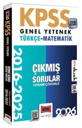 2026 KPSS Genel Yetenek Türkçe Matematik 2016 2026 Konu Konu Tamamı Çözümlü Çıkmış Sorular - Yargı Yayınevi