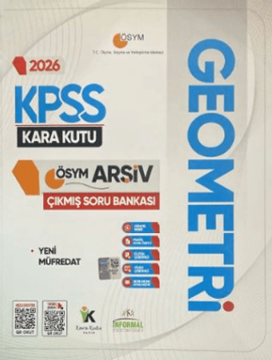 2026 KPSS Geometrinin Kara Kutusu ÖSYM Çıkmış Soru Havuzu Bankası Konu Özetli Video-PDF Çözümlü - 1