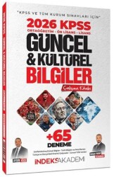 2026 KPSS Güncel ve Kültürel Bilgiler Çalışma Kitabı 65 Deneme İlaveli - İndeks Akademi Yayıncılık