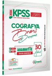 2026 KPSS Lisans Anamorfik Serisi Coğrafya 30lu Branş Denemesi Dijital Çözümlü - İnformal Yayınları