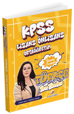 2026 KPSS Lisans Lise Ortaöğretim Ön Lisans Türkçe Soru Bankası Çözümlü - 1