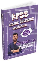 2026 KPSS Lisans Lise Ortaöğretim Ön Lisans Vatandaşlık Soru Bankası Çözümlü - Dizgi Kitap