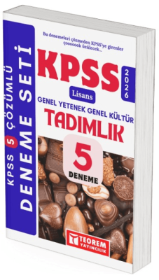 2026 KPSS Lisans Tamamı Çözümlü Tadımlık 5 Deneme - 1