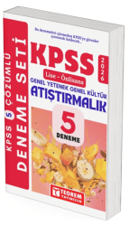 2026 KPSS Lise Önlisans Tamamı Çözümlü Atıştırmalık 5 Deneme - Teorem Yayıncılık