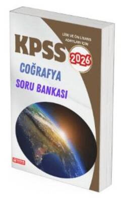 2026 KPSS Lise ve Önlisans Coğrafya Soru Bankası - 1