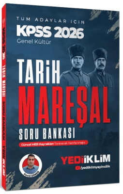 2026 KPSS Mareşal Genel Kültür Tarih Tüm Adaylar İçin Soru Bankası - 1
