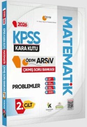 2026 KPSS Matematik Kara Kutu 2. Cilt Problemler ÖSYM Çıkmış Soru Bankası Dijital Çözümlü - Karakutu Yayın