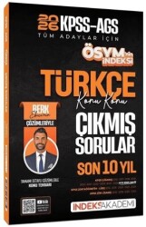 2026 KPSS MEB-AGS Türkçe ÖSYM`nin İndeksi Çıkmış Sorular Son 10 Yıl Konu Konu Çözümlü - İndeks Akademi Yayıncılık