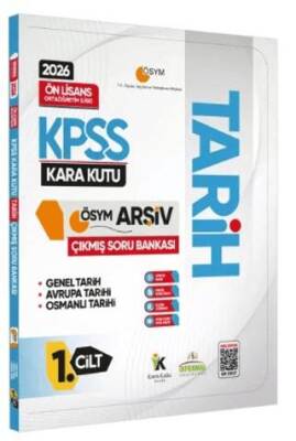 2026 KPSS Önlisans-Ortaöğretim Tarihin Kara Kutusu 1.Cilt ÖSYM Çıkmış Soru Bankası Konu Özetli Çözüm - 1