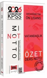 2026 KPSS Ortaöğretim Ön Lisans Motto Serisi Vatandaşlık Özet Ders Notu - Yargı Yayınevi