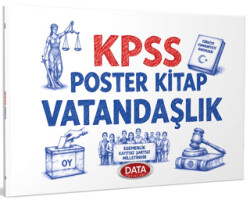 2026 KPSS Poster Kitap Vatandaşlık - Data Yayınları