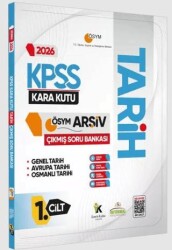 2026 KPSS Tarihin Kara Kutusu 1. Cilt ÖSYM Çıkmış Soru Havuzu Bankası Konu Özetli Dijital Çözümlü - Karakutu Yayın