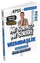 2026 KPSS Tüm Adaylar İçin Vatandaşlık Ne Sordu Ne Sorar Tamamı Çözümlü Soru Bankası - Dizgi Kitap