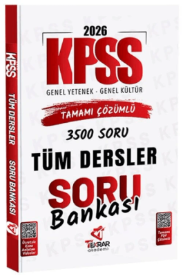 2026 KPSS Tüm Dersler Soru Bankası - 1