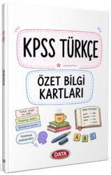 2026 KPSS Türkçe Özet Bilgi Kartları - Data Yayınları