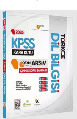 2026 KPSS Türkçenin Kara Kutusu Dil Bilgisi ÖSYM Çıkmış Soru Bankası Konu Özetli Dijital Çözümlü - 1