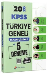 2026 KPSS Türkiye Geneli Tamamı PDF Çözümlü 5 Deneme Sınavı - Dizgi Kitap
