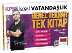 2026 KPSS Vatandaşlık Genel Tekrar Tek Kitap - Yargı Yayınevi