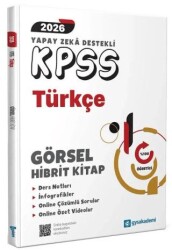 2026 KPSS Yapay Zeka Destekli Türkçe Görsel Hibrit Kitap - gysakademi
