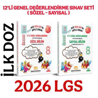 2026 LGS 8. Sınıf İlk Doz 12`li Genel Değerlendirme Sınav Seti Sayısal + Sözel - 1