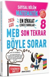 2026 LGS Sayısal Bölüm Son Tekrar Matematik Soru Bankası - Sinan Kuzucu Yayınları