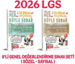 2026 LGS Son Tekrar 8`li Genel Değerlendirme Sınavı Seti Sayısal - Sözel - Sinan Kuzucu Yayınları