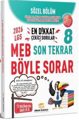 2026 LGS Son Tekrar Sözel Soru Bankası - 1