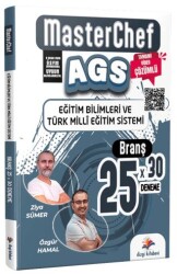 2026 MasterChef MEB AGS Eğitim Bilimleri ve Türk Milli Eğitim Sistemi Tamamı Video Çözümlü 25 Branş Deneme - Dizgi Kitap