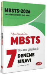 2026 MBSTS Mütmain Tamamı Çözümlü 7 Deneme Sınavı - Data Yayınları