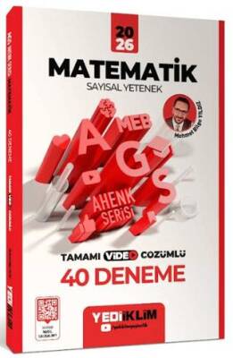 2026 MEB AGS Ahenk Serisi Matematik Sayısal Yetenek Tamamı Video Çözümlü 40 Deneme - 1