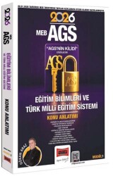 2026 MEB-AGS Anahtarı Eğitim Bilimleri ve Türk Milli Eğitim Sistemi Konu Anlatımı Modül 1 - Yargı Yayınevi