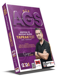 2026 MEB-AGS Anayasa ve Mevzuat Bilgisi Çek Kopart Yaprak Test - Yargı Yayınevi