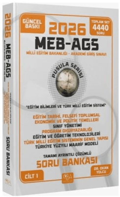 2026 MEB-AGS Eğitim Bilimleri Eğitim Temelleri-Sınıf Yönetimi-Öğretim Teknolojileri-Maarif Modeli Soru Bankası Çözümlü - 1