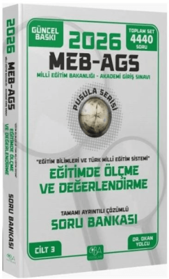 2026 MEB-AGS Eğitim Bilimleri Eğitimde Ölçme ve Değerlendirme Soru Bankası Çözümlü - 1