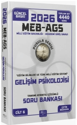 2026 MEB-AGS Eğitim Bilimleri Gelişim Psikolojisi Soru Bankası Çözümlü - 1