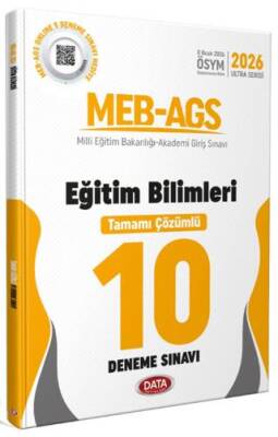 2026 MEB-AGS Eğitim Bilimleri Tamamı Çözümlü 10 Deneme Sınavı - 1
