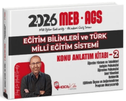 2026 MEB-AGS Eğitim Bilimleri ve Türk Milli Eğitim Sistemi Konu Anlatım Kitabı - 2 - Hoca Kafası Yayınları