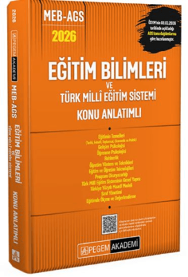 2026 MEB AGS Eğitim Bilimleri ve Türk Milli Eğitim Sistemi Konu Anlatımlı - 1
