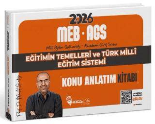 2026 MEB-AGS Eğitimin Temelleri ve Türk Milli Eğitim Sistemi Konu Anlatım Kitabı - 1