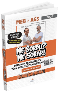 2026 MEB AGS Eğitimin Temelleri ve Türk Milli Eğitim Sistemi Ne Sordu Ne Sorar Tamamı Video Çözümlü Soru Bankası - 1
