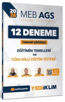 2026 MEB-AGS Eğitimin Temelleri ve Türk Milli Eğitim Sistemi Tamamı Çözümlü 12 Deneme - 1