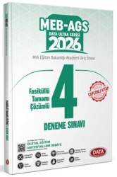2026 MEB-AGS Fasiküllü Tamamı Çözümlü 4 Deneme Sınavı - Data Yayınları