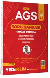 2026 MEB AGS Gelişim Psikolojisi Öğrenme Psikolojisi ve Rehberlik Tamamı Çözümlü Soru Bankası - Yediiklim Yayınları