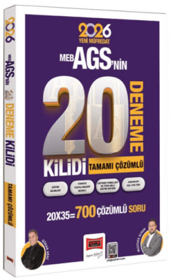 2026 MEB-AGS Kilidi Tamamı Çözümlü 20 Deneme - 1